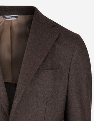 Sartorial Jacket Flanell Brun