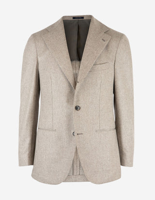 Sartorial Jacket Flanell Ljus Beige