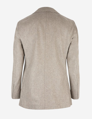 Sartorial Jacket Flanell Ljus Beige