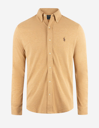 Skjorta Mesh Beige