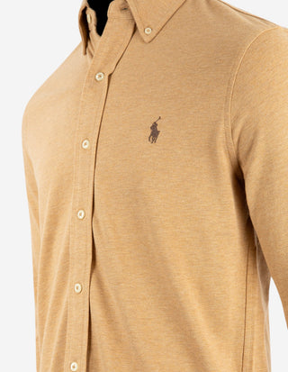 Skjorta Mesh Beige