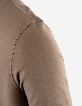 T-shirt Cotton Crew Neck Gråbeige