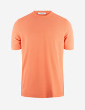 T-shirt Cotton Crew Neck Hallonröd