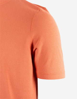 T-shirt Cotton Crew Neck Hallonröd