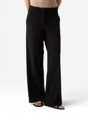 Ingrid Trousers Front Zip Black