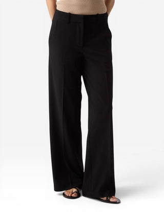 Ingrid Trousers Front Zip Black