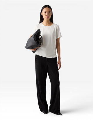 Ingrid Trousers Front Zip Black