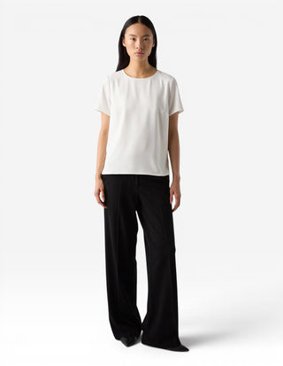 Ingrid Trousers Front Zip Black