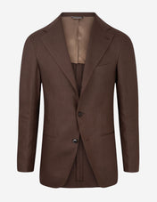 Sartorial Jacket Linne Brun