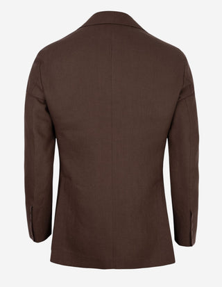 Sartorial Jacket Linne Brun
