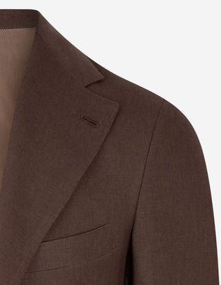 Sartorial Jacket Linne Brun