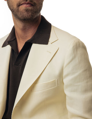 Sartorial Jacket Linne Benvit