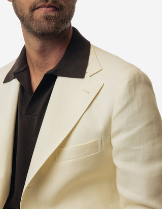 Sartorial Jacket Linne Benvit