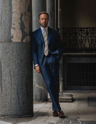Sartorial Jacket Linne Navy