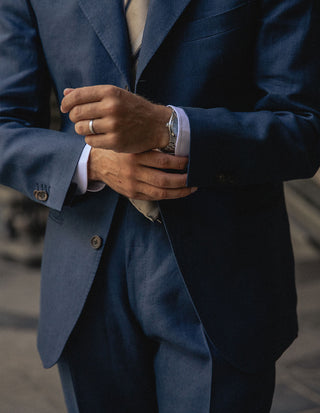 Sartorial Jacket Linne Navy