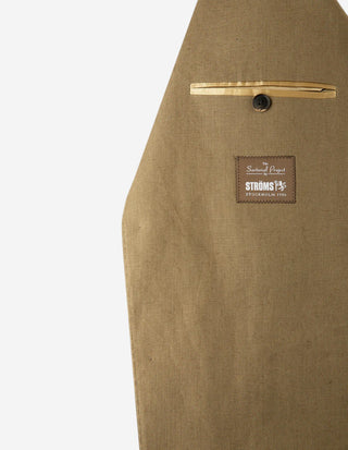 Sartorial Jacket Linne Mörkbeige