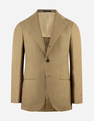 Sartorial Jacket Linne Mörkbeige