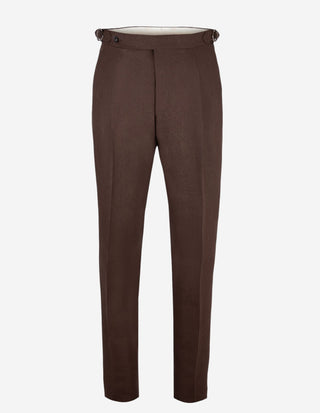 Sartorial Trouser Linne Brun