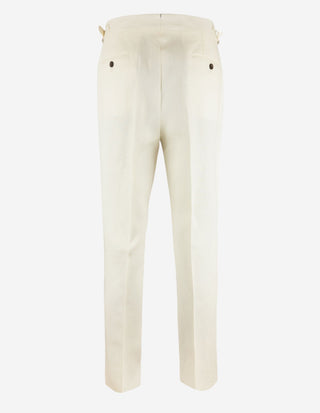 Sartorial Trouser Linne Benvit