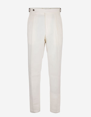 Sartorial Trouser Linne Benvit