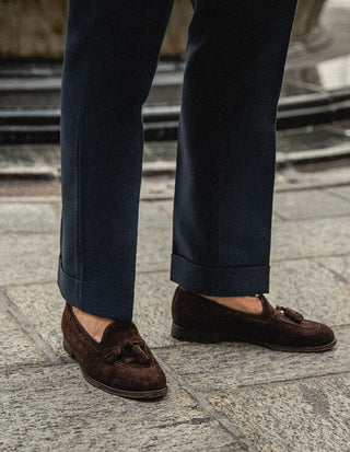 Sartorial Trouser Linne Navy