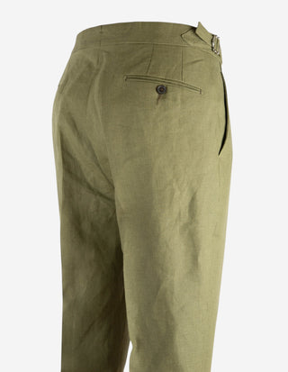 Sartorial Trouser Linne Grön