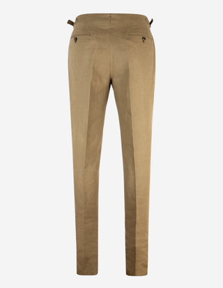 Sartorial Trouser Linne Mörkbeige