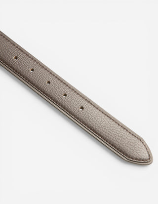 Adria Leather Belt Dark Brown