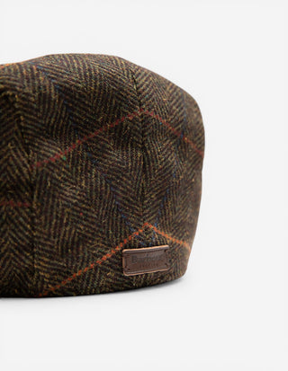 Cheviot Keps Tweed Grön