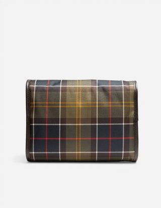 Tartan Hanging Washbag Classic Tartan Brown One Size
