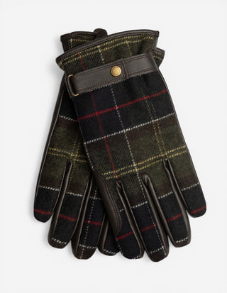 Newbrough Tartan Handskar Grön