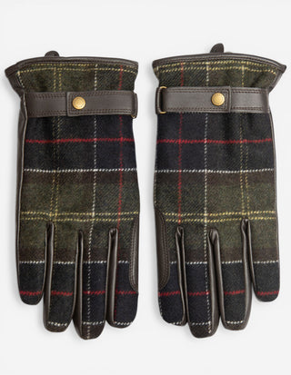 Newbrough Tartan Handskar Grön