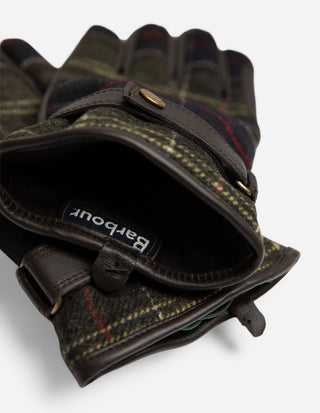 Newbrough Tartan Handskar Grön