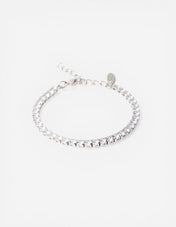 Zara Armband Rhodium/Crystal