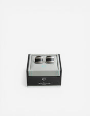 D Shape Manschettknappar Silver/Svart