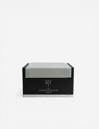 D Shape Manschettknappar Silver/Svart