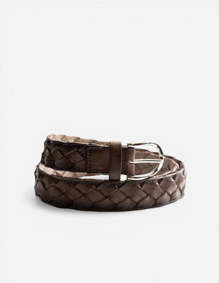 Agerato Leather Belt Fango