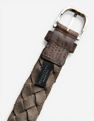 Agerato Leather Belt Fango