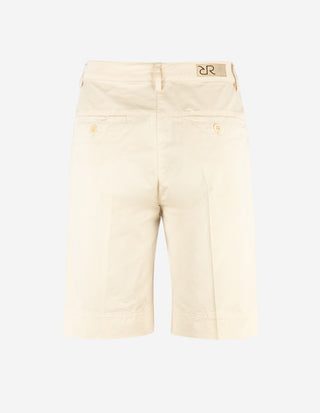 Marilyn Poplin City Shorts Ljusbeige