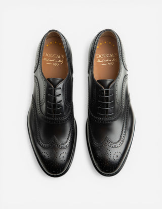 Oxford Half Wing Brogues Nero