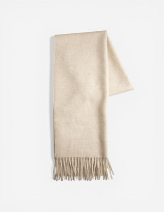Pure Cashmere Scarf Solid Melange  One Size