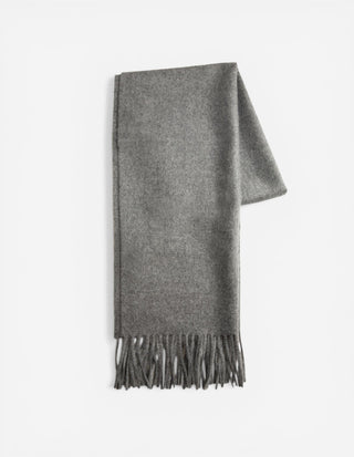 Pure Cashmere Scarf Solid Melange  One Size