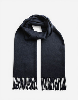 Pure Cashmere Scarf Solid Melange  One Size