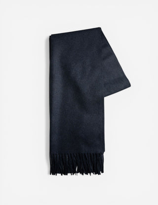 Pure Cashmere Scarf Solid Melange  One Size