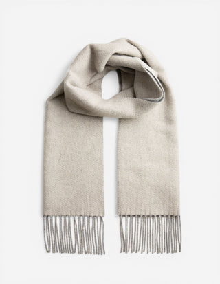 Halsduk Tvåsidig Cashmere Grå One Size