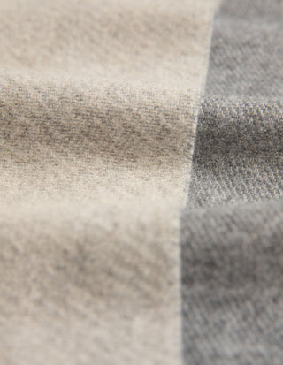 Halsduk Tvåsidig Cashmere Grå One Size