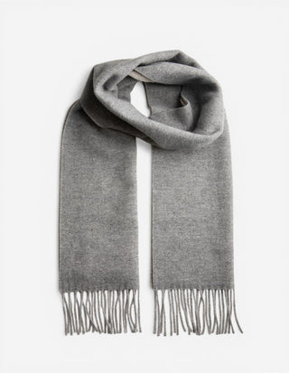 Halsduk Tvåsidig Cashmere Grå One Size