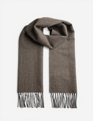 Halsduk Tvåsidig Cashmere Grön/Grå One Size