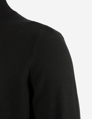 Tröja Zip Cashmere Svart