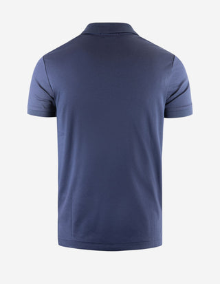 Custom Slim Fit Soft Cotton Polo Marinblå